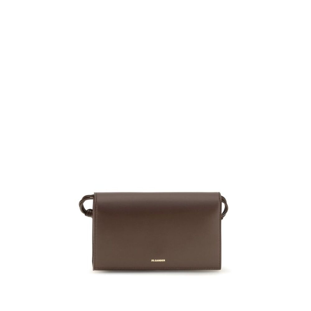 Jil Sander Women Tangle Wallet With Shoulder Strap